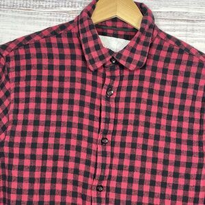 Cloudveil Mens Button Down Shirt Multicolor Check Long Sleeve Collar Size M